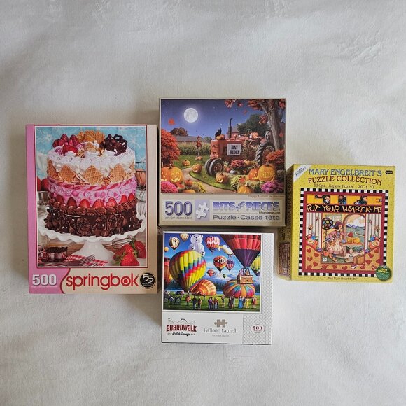 Four different jigsaw puzzles - Picture 6 of 6